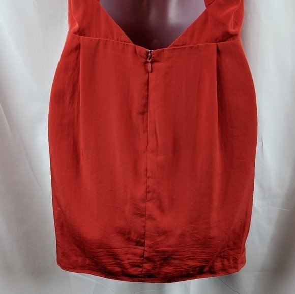 BCBGERATION Pleated Halter Style Dress Sz 2 - Picture 7 of 15
